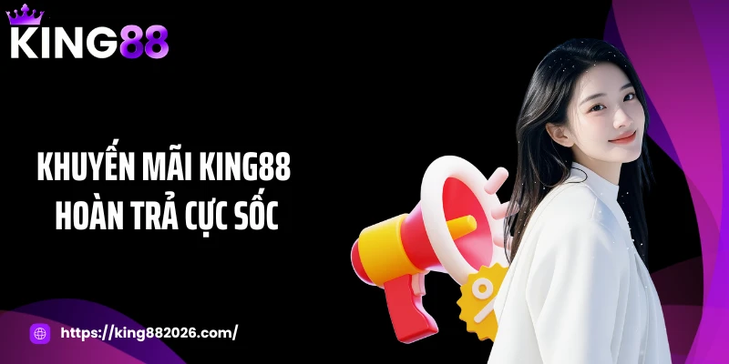 Khuyến mãi KING88 hoàn trả cực sốc